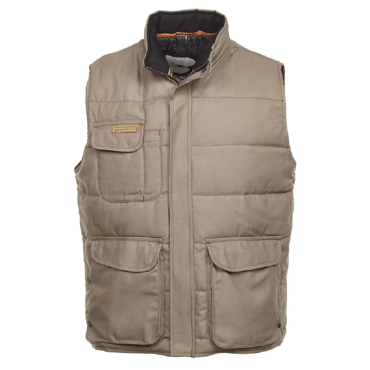 HERITAGE Gilet isolant multipoches noisette L 11080-032