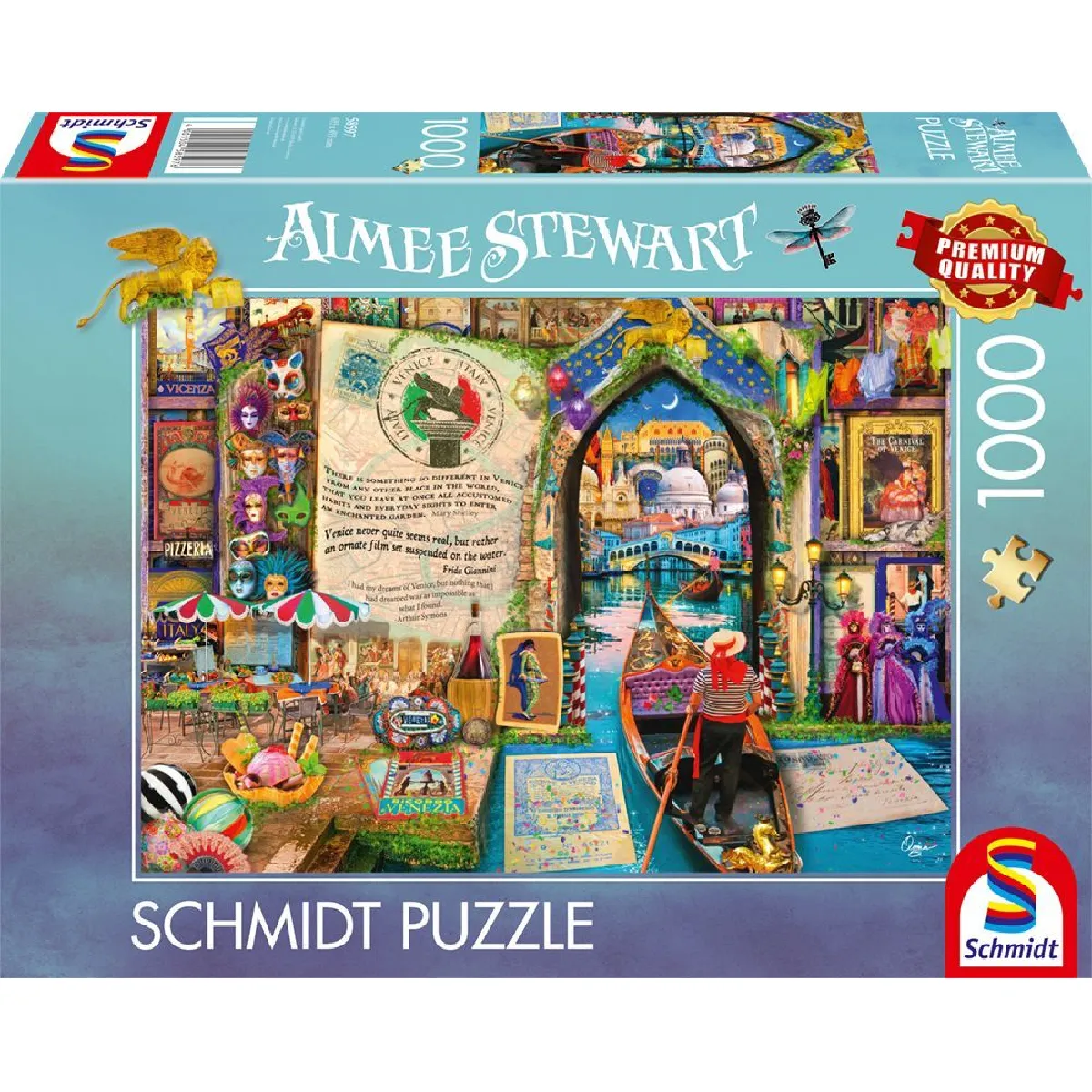 Schmidt Spiele Puzzle Souvenirs De Venise - 1000 Pièces