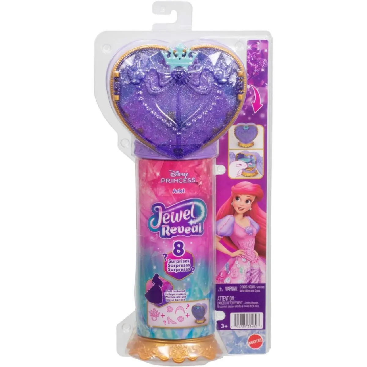 Disney Princess Disney Poupée Princesses JEWEL REVEAL Ariel - vue 8
