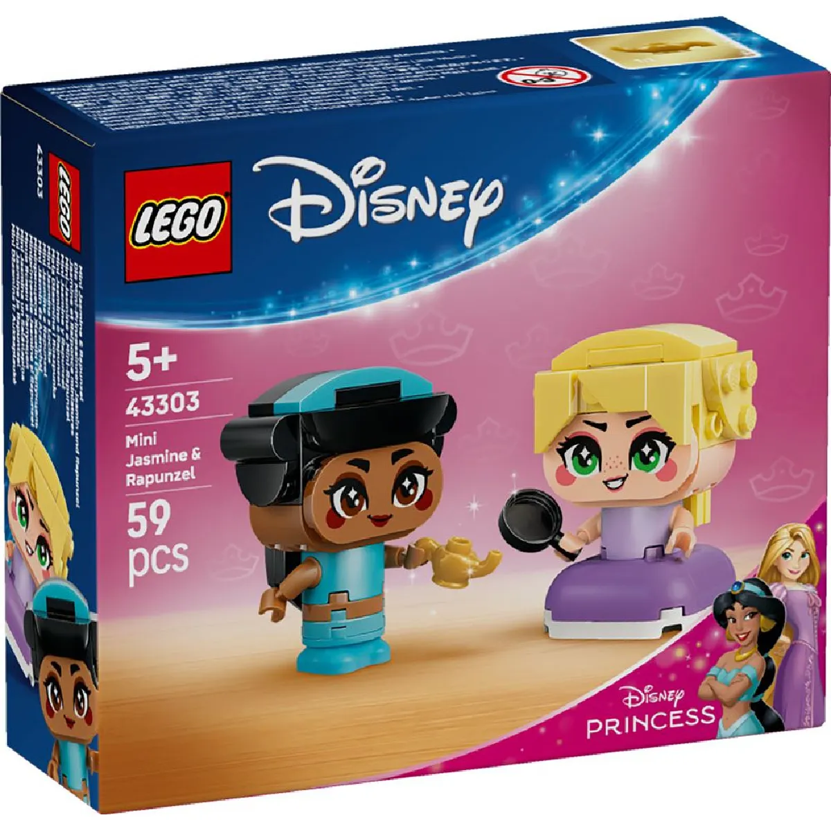 LEGO® Disney Princess 43303 Jasmine et Raiponce miniatures - vue 4