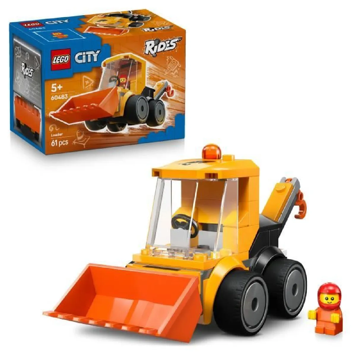 LEGO City Chargeuse de chantier 60483 - vue 8