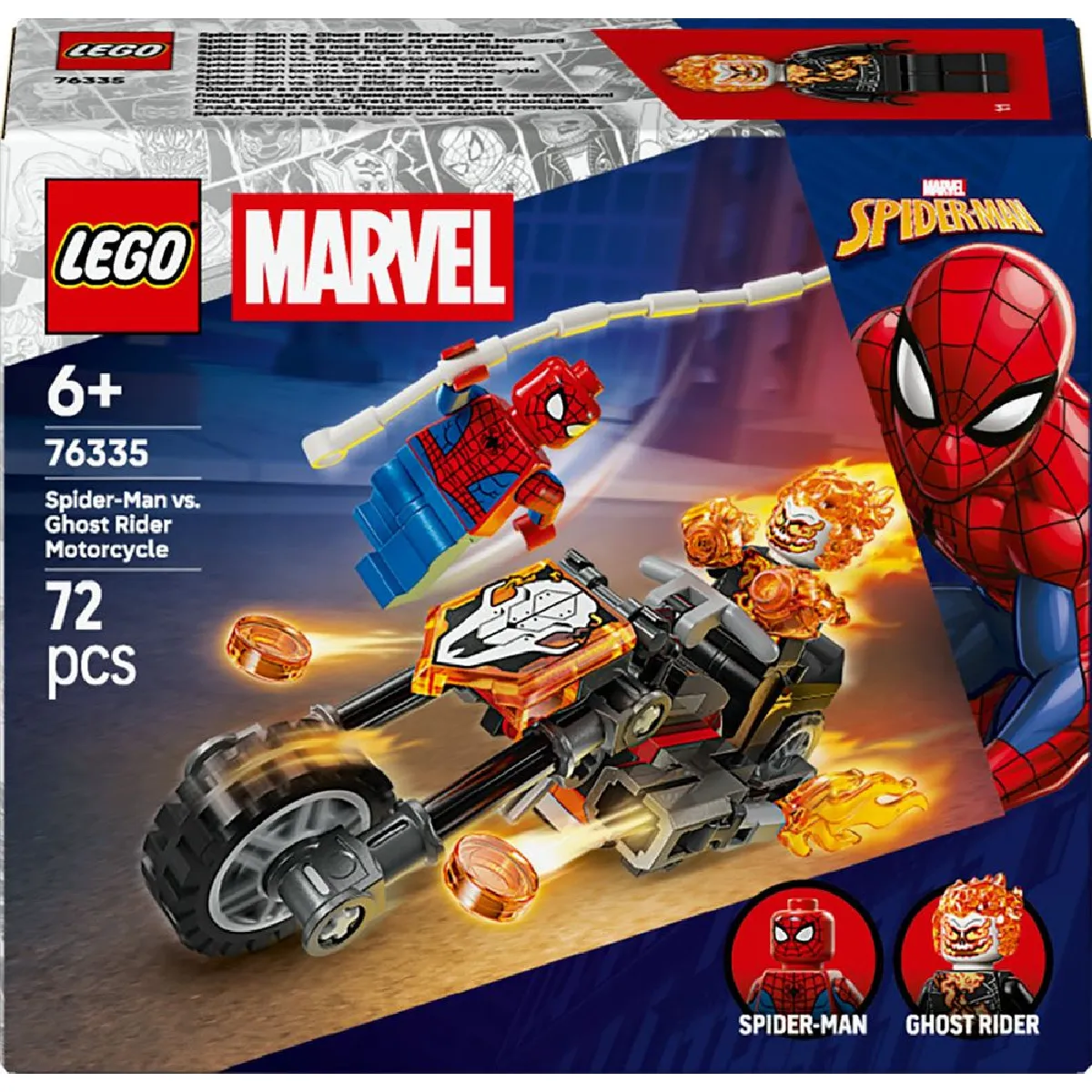 LEGO® Marvel 76335 Spider Man et sa moto contre Ghost Rider - vue 4