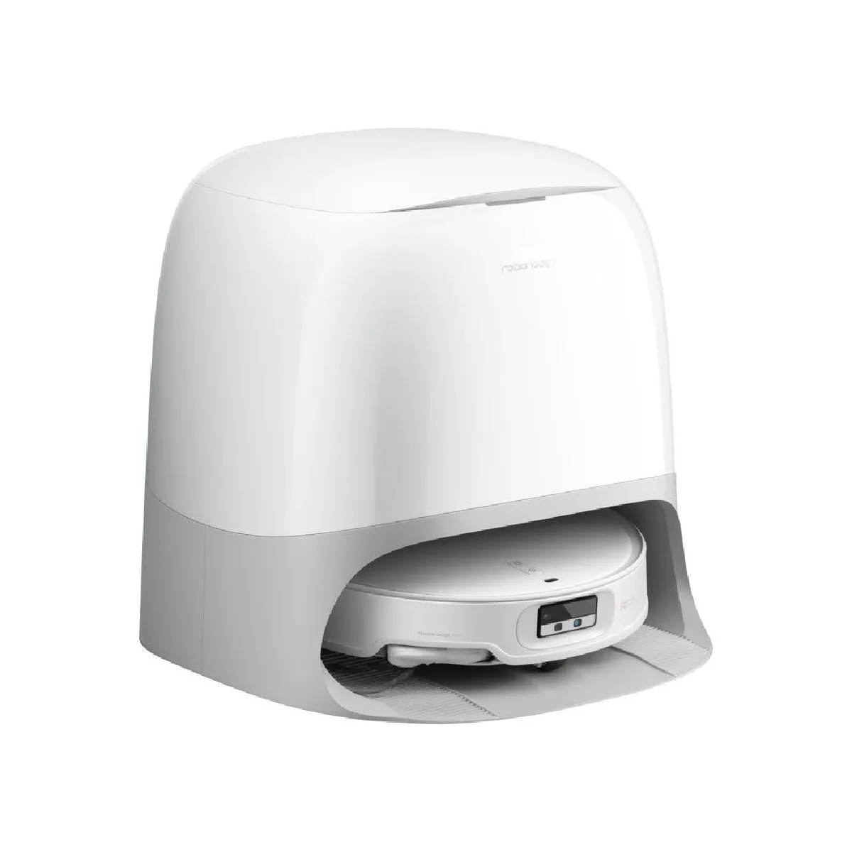 Qrevo CurvX Robot aspirateur et lave-sol 22 000 Pa, LiDAR rétractable, blanc, REF.5173751