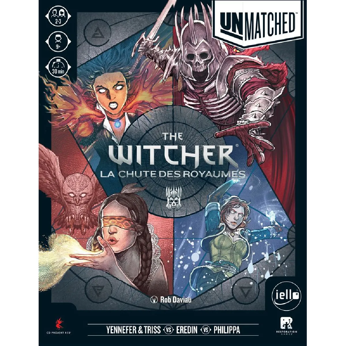 IELLO Unmatched: The Witcher ? La Chute des Royaumes Jeu d'affrontement asym&eacute;trique 2-3 joueurs