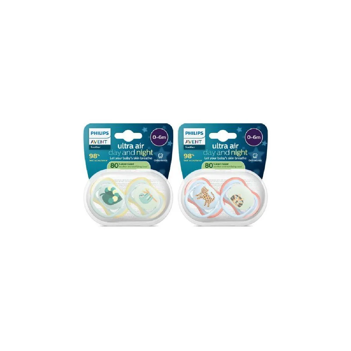 Philips Avent Pacifier Scf08722 Ultra Air Day And Night - vue 2