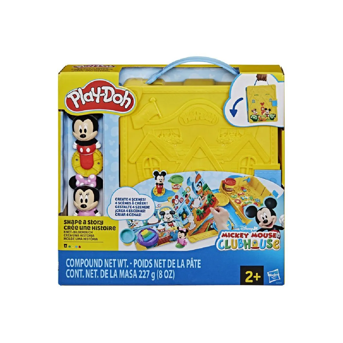 HASG23245L0 Trousse d'activité portable Play Doh Disney Junior jaune