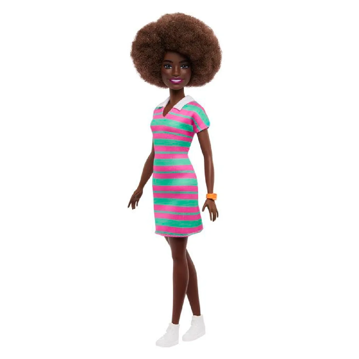 Barbie poupée Fashionista – robe rayée - vue 8