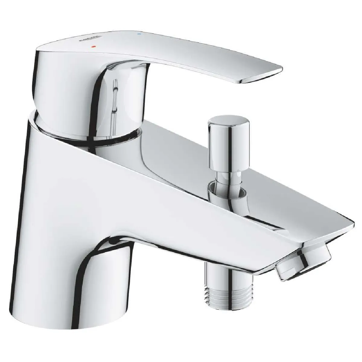 Non Communiqué Blanc Mitigeur Bain/Douche Eurosmart Monotrou Flexible Grohe 33412003 - Image 3