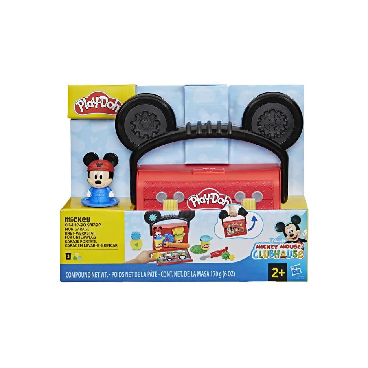 G3109 Set Play Doh My Garage Mickey Mouse Mallette de pâte à modeler 2+