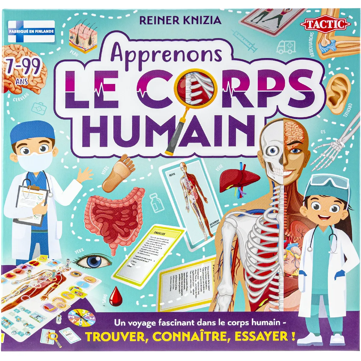 Tactic - Apprenons le corps humain - Jeu éducatif - 7 ans et plus - Image 2