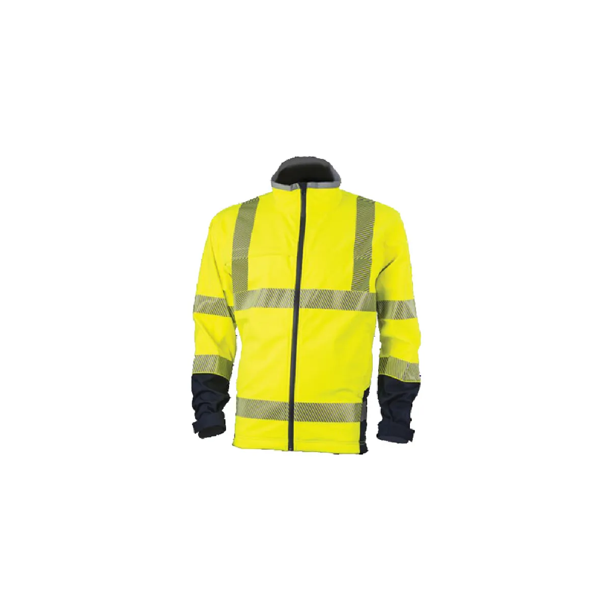 STATION ACCESS Veste softshell haute visibilité Jaune/bleu marine XL