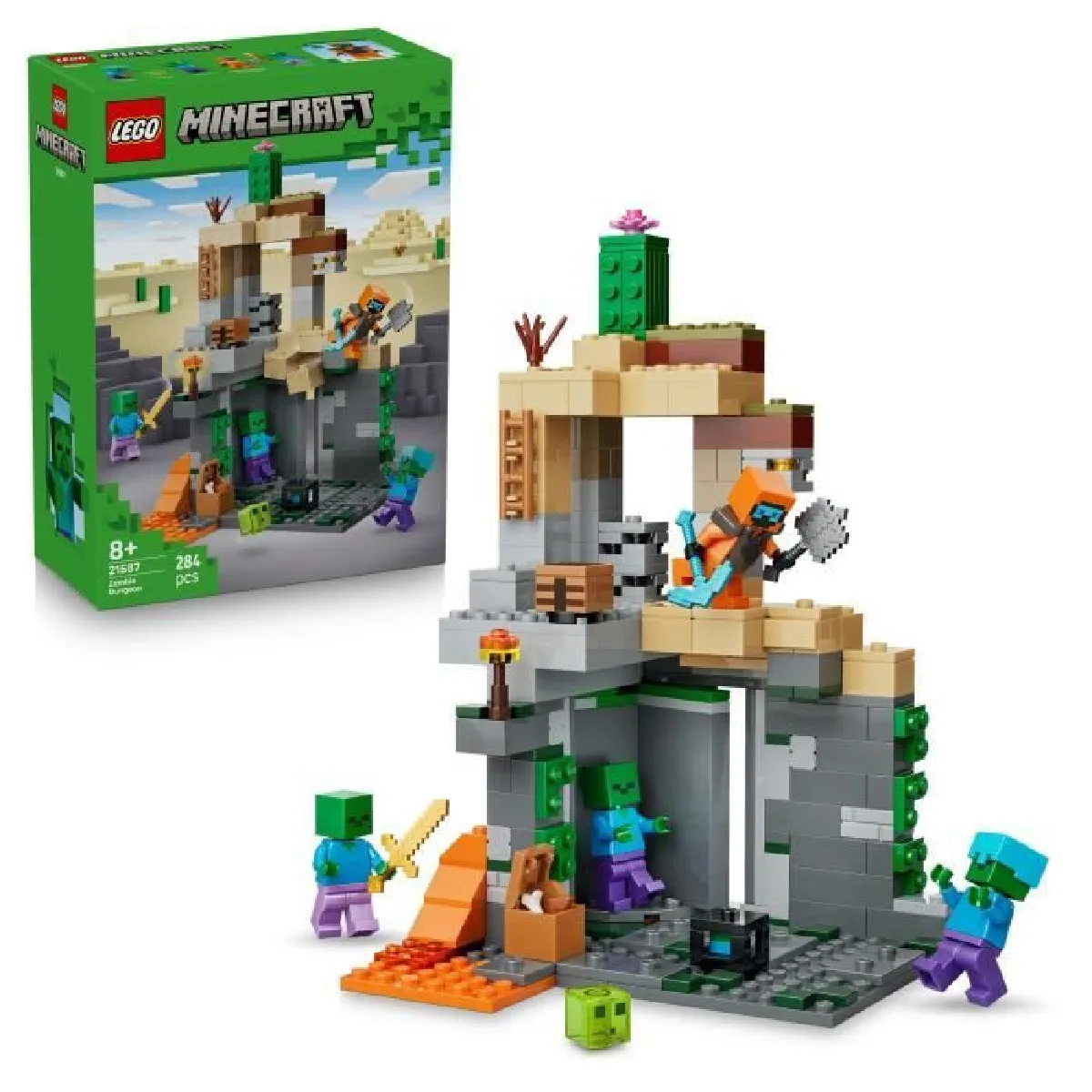 Lego Minecraft Le Donjon de zombies