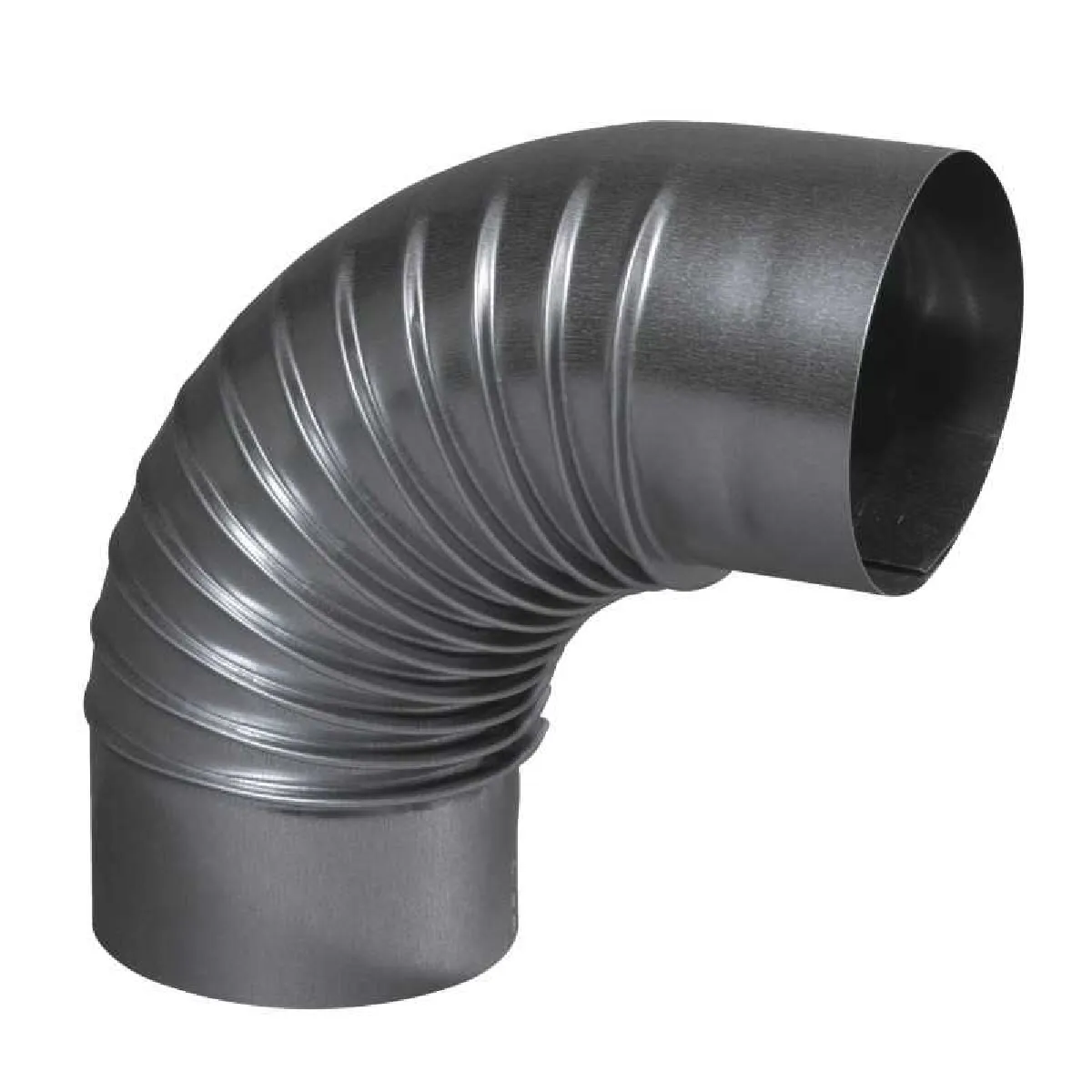 Ten 372125 Coude 90° Plissé Ø125 Mm