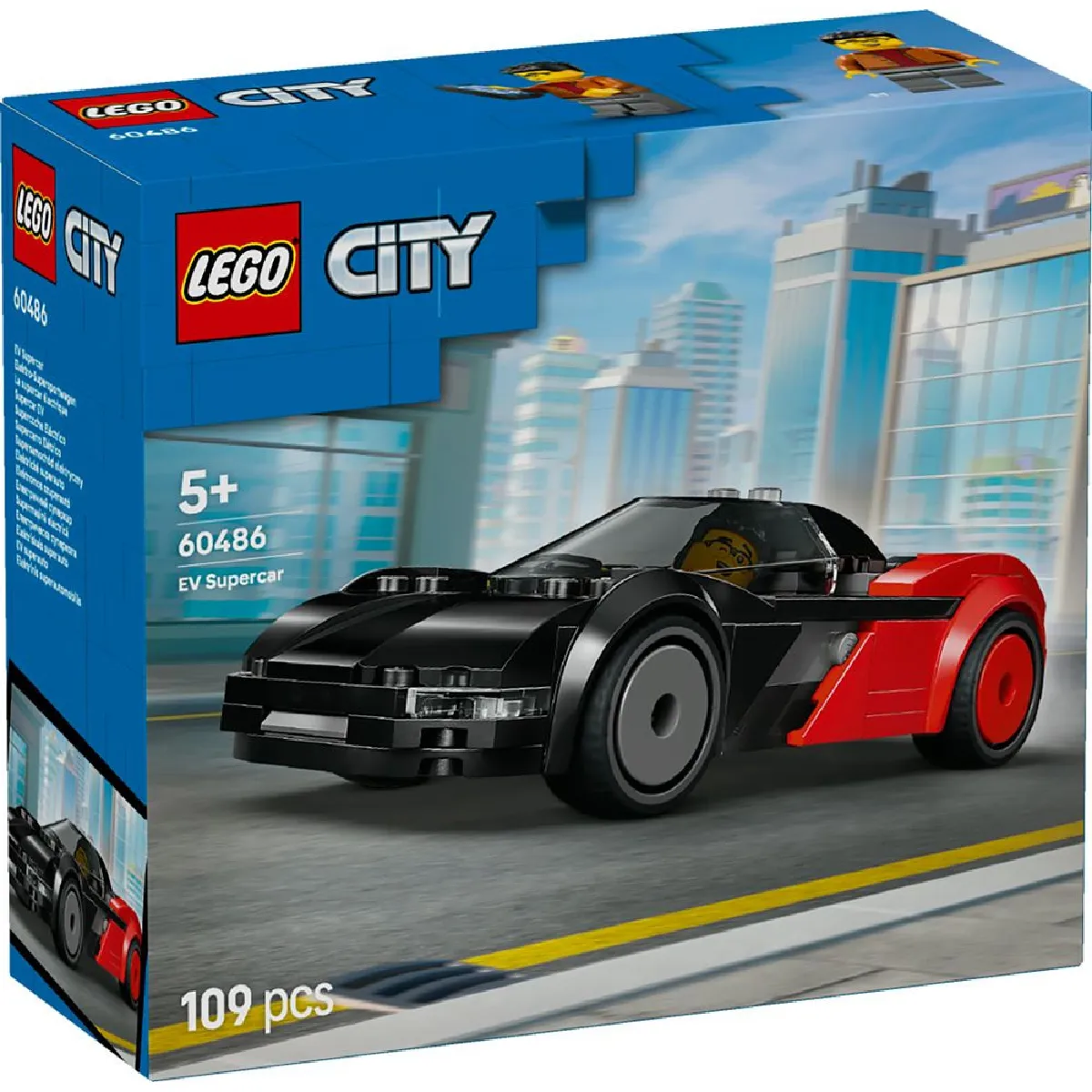LEGO® City 60486 La supercar électrique - vue 3