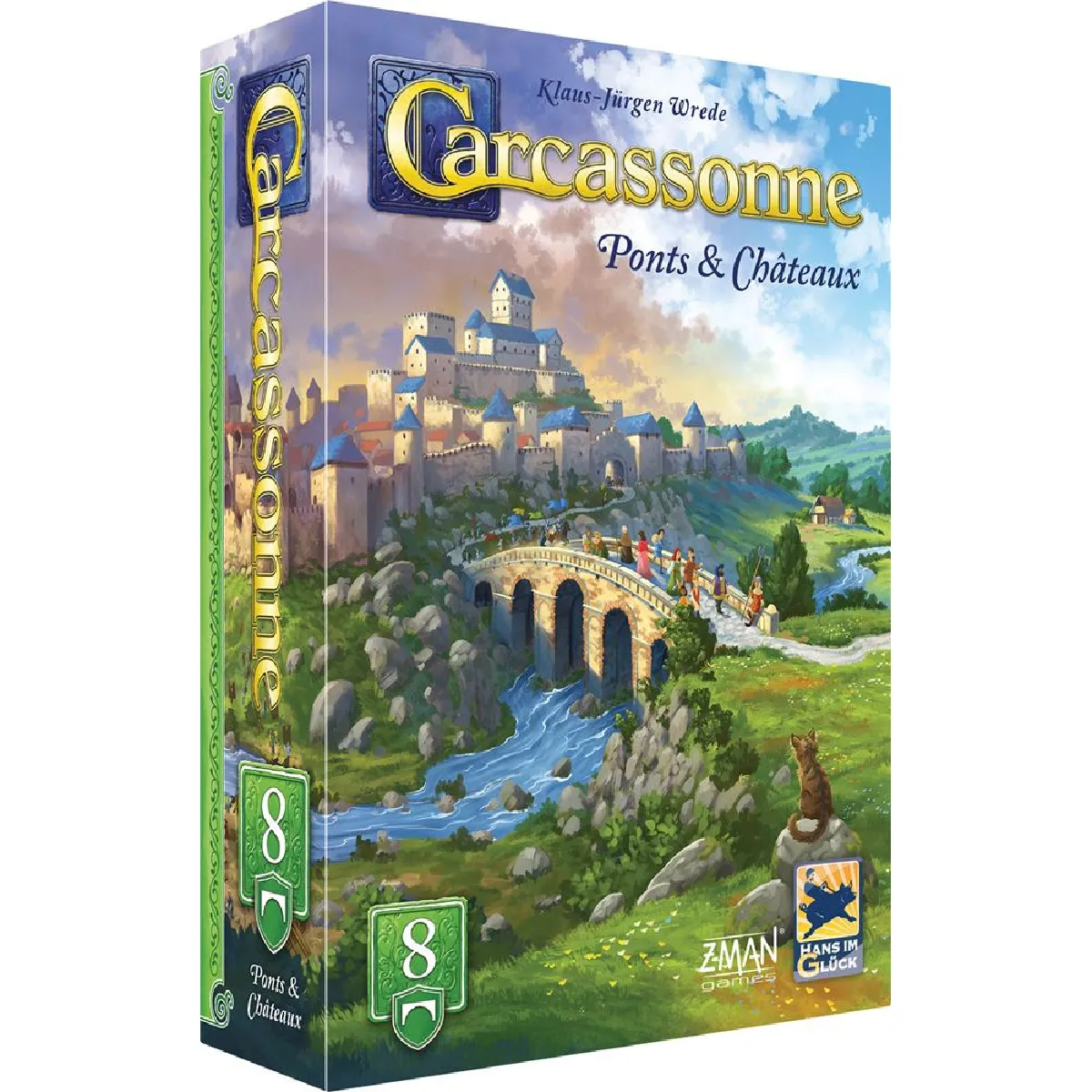 Asmodee Editions Extension Carcassonne 2025 Ponts & Châteaux - Extension De Jeu