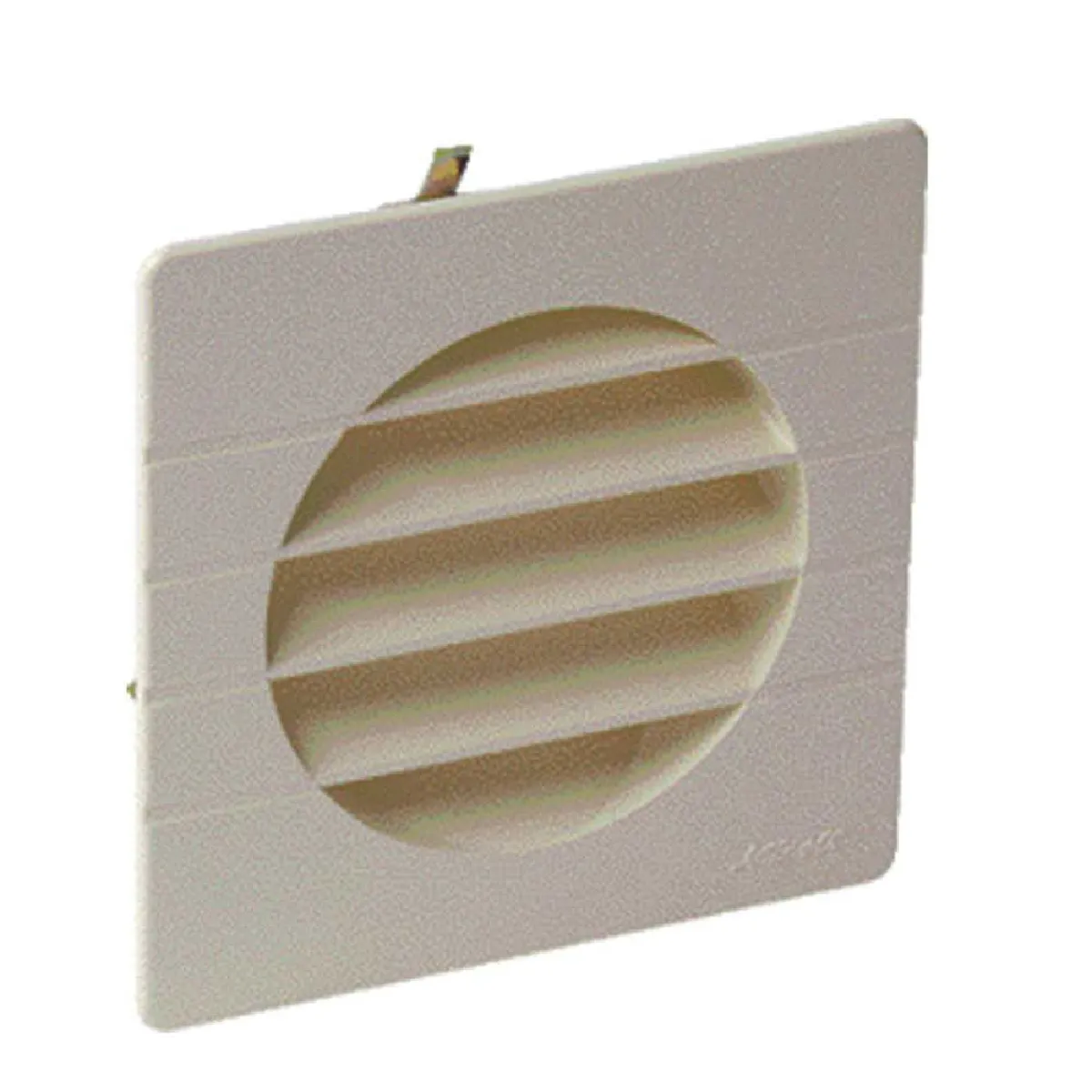 Nicoll Grille de ventilation à encastrer extérieur pour tubes PVC Ø 80 coloris sable - NICOLL - 1GETM80