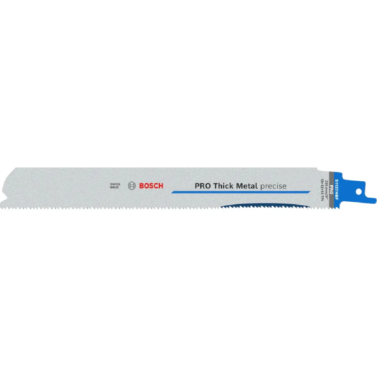 5 lames de scie sabre PRO bimétal Précision Métal 225mm S1137HBF BOSCH - vue 2