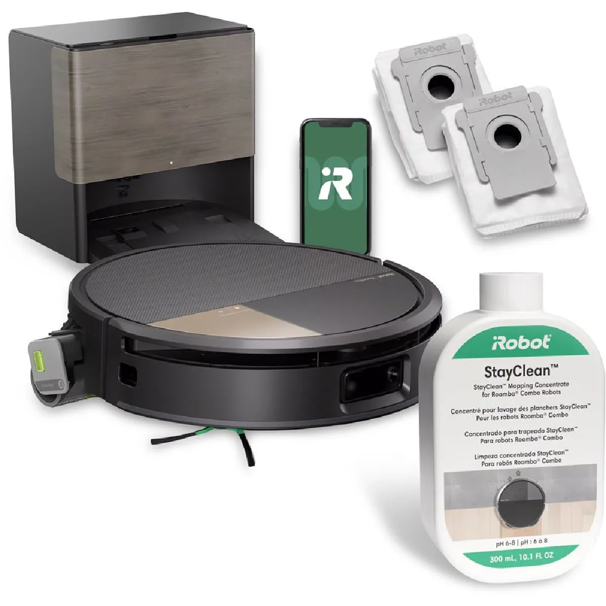 Roomba Max 706 Combo AutoWash X185040 Robot aspirateur laveur