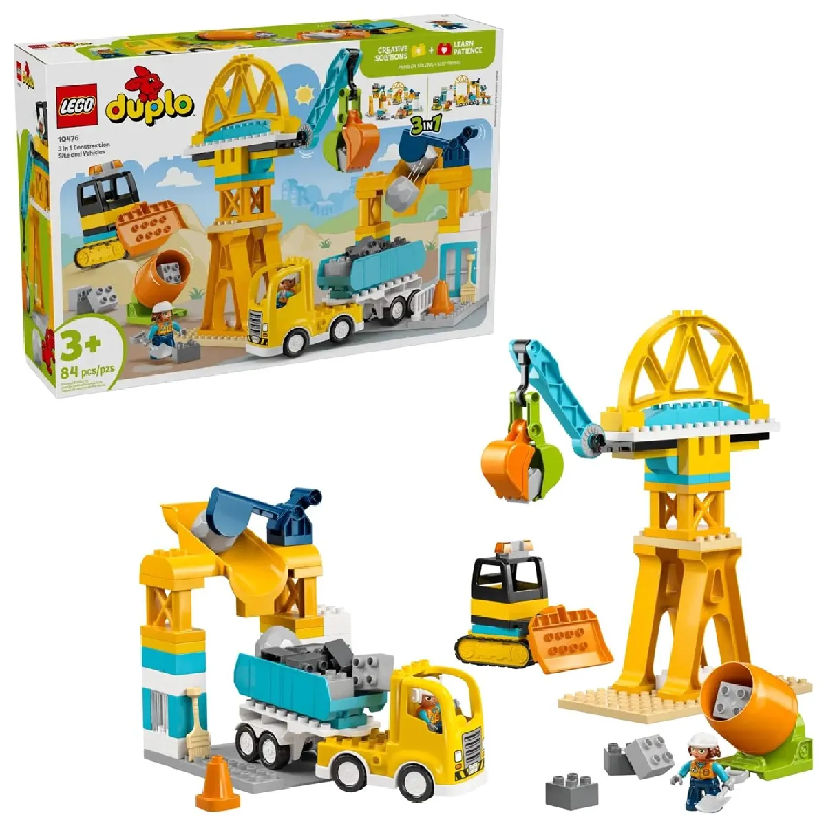 LEGO DUPLO Town Le Chantier et les Véhicules de Construction 10476 - vue 4