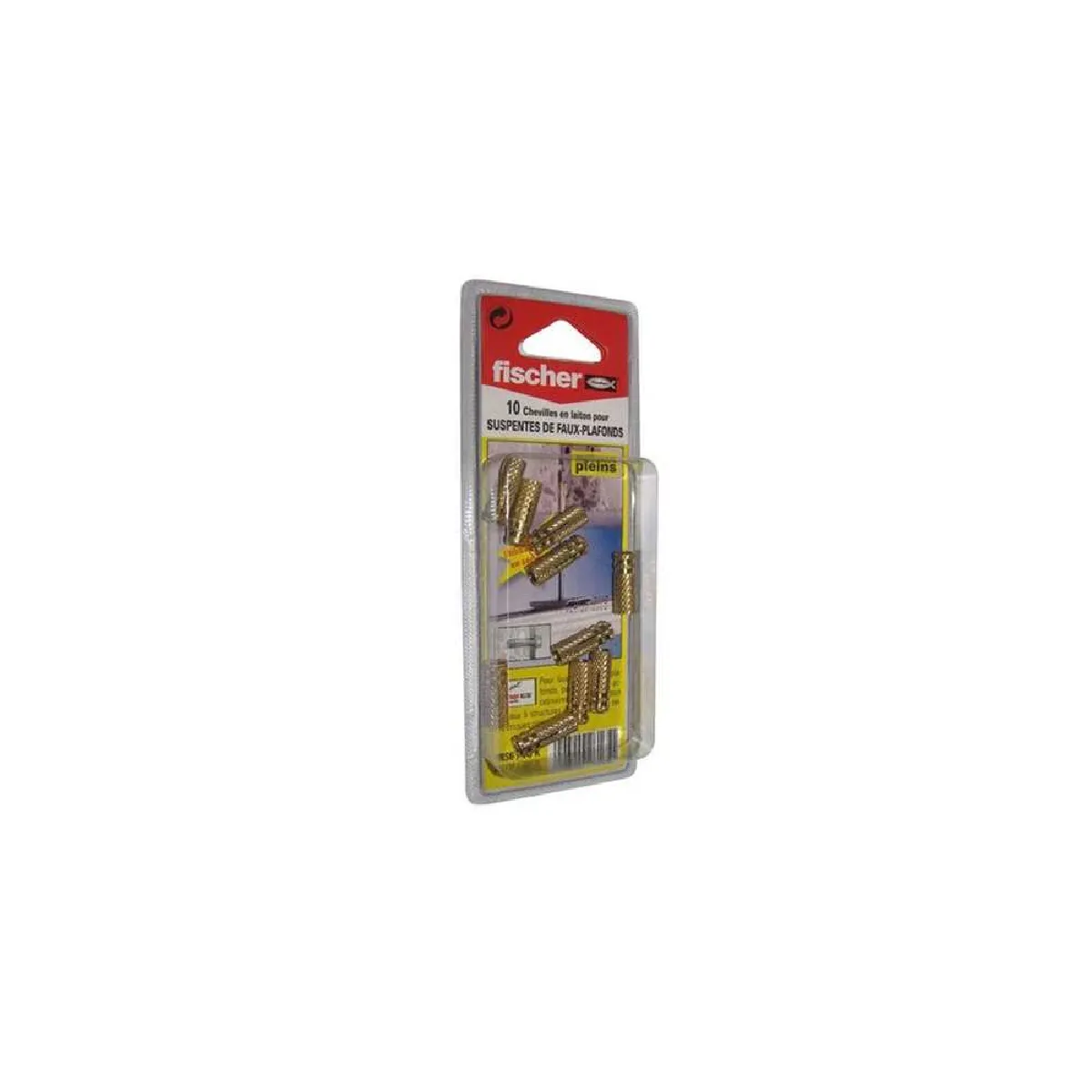 Chevilless laiton MS 6 10K boîte de 10 FISCHER 26165 - vue 2