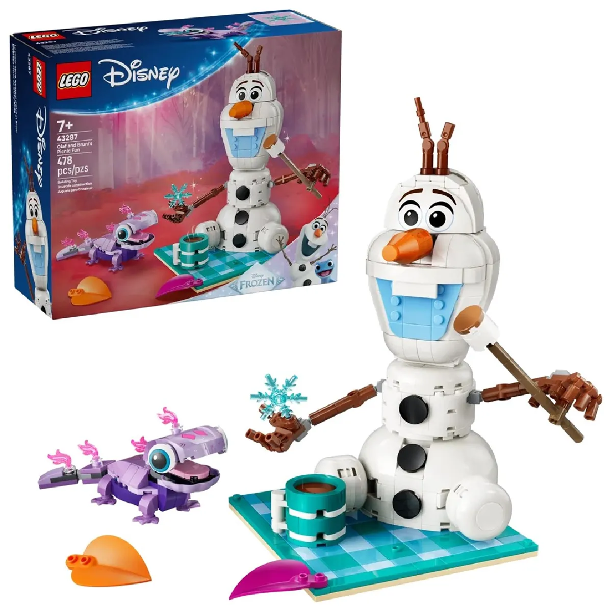 LEGO DISNEY 43287 Le pique-nique d'Olaf et Bruni