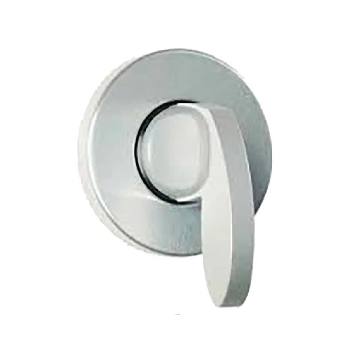 Vachette Argent 6600 Rosace Condamnation 48 Mm Aluminium Anodisé