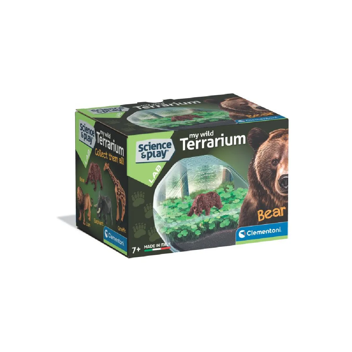 Mini Terrarium Clementoni Ours kit éducatif nature 7+ - vue 2