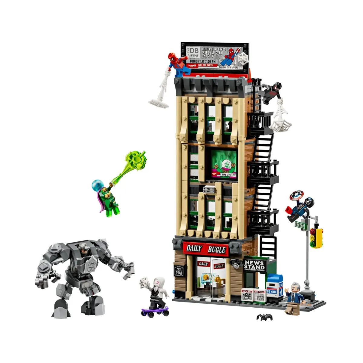 LEGO Marvel Spider-Man contre Mystério : le Daily Bugle 76342 - vue 4