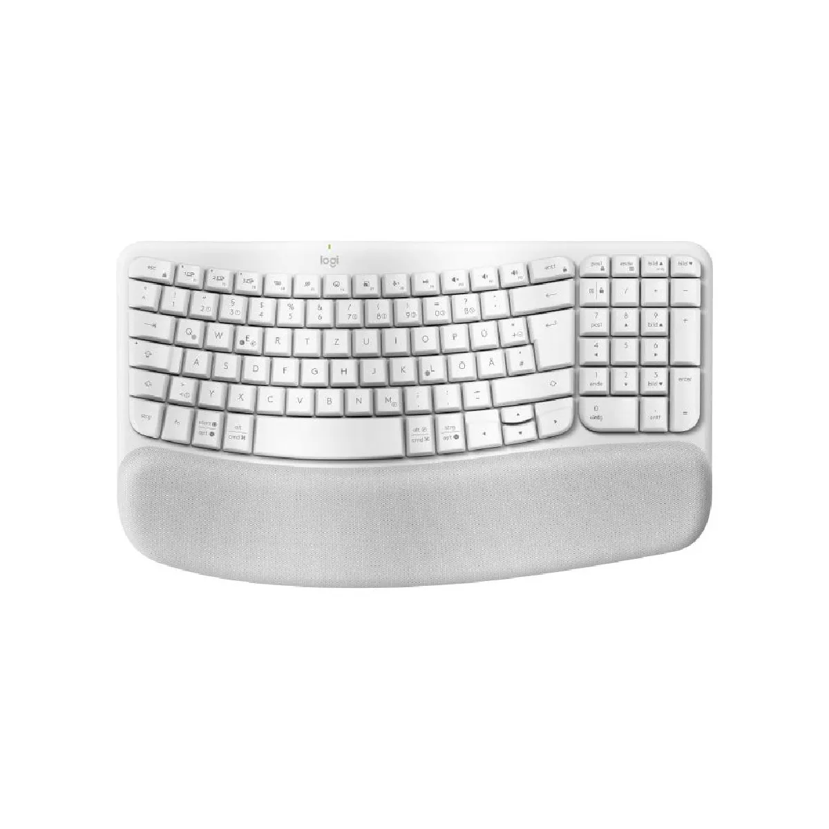 Logitech 920 012284 clavier Bureau RF sans fil + Bluetooth QWERTZ Allemand - vue 3