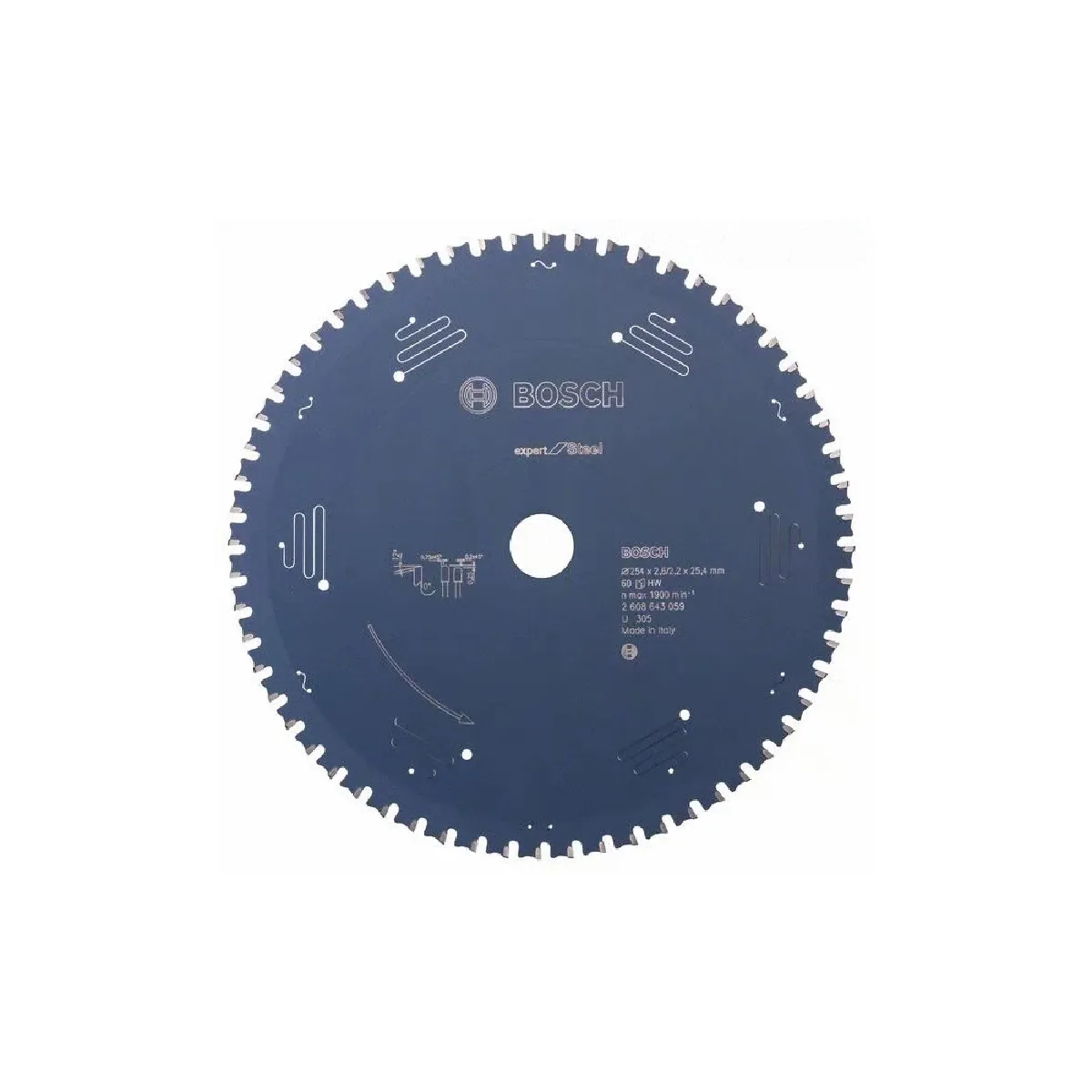 Lame de scie Bosch Expert for Steel 254 - vue 2