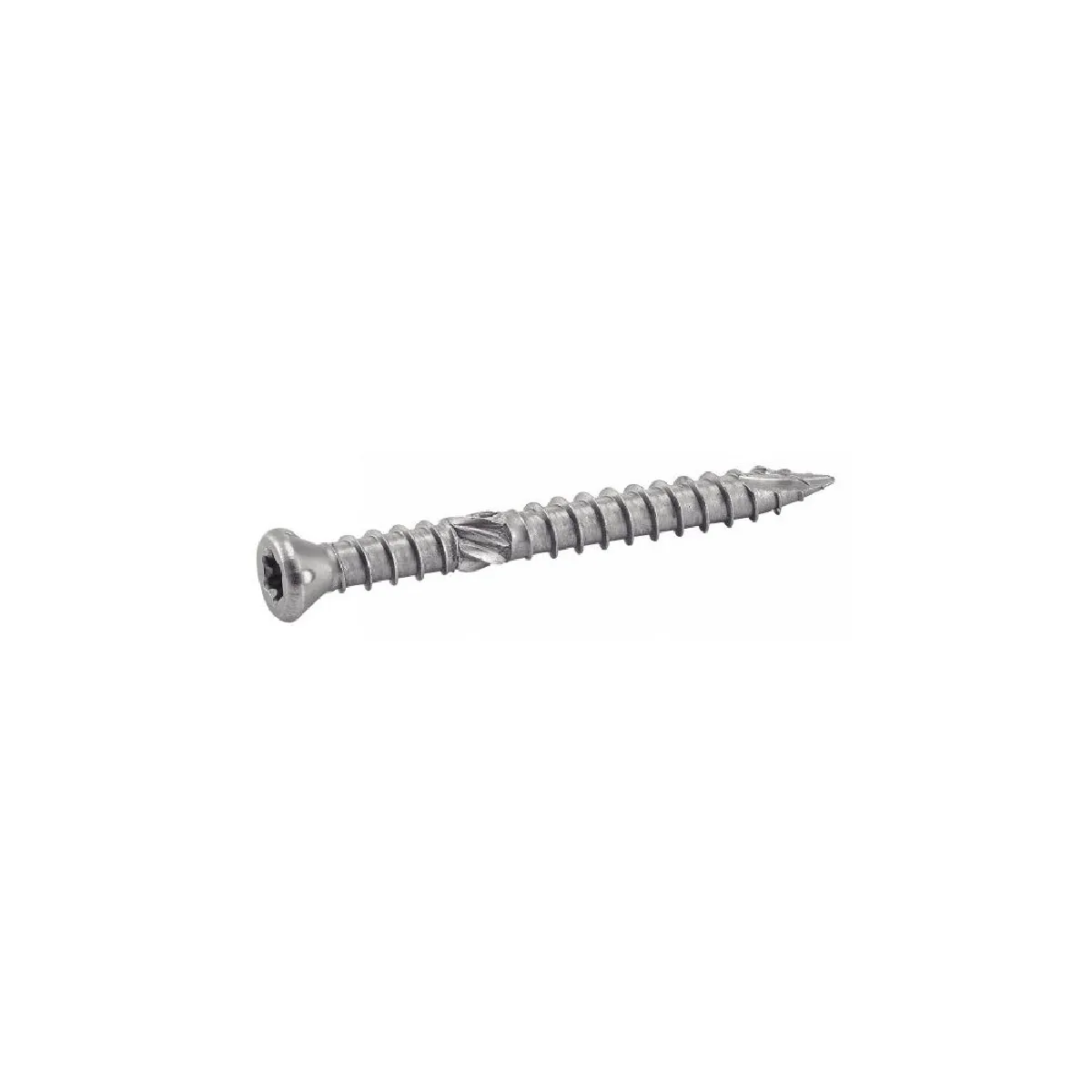 Accton Technology Boîte 200 Vis terrasse tête fraisée réduite inox A2 Torx ACTON - Double filet 5x50 - 623275X50