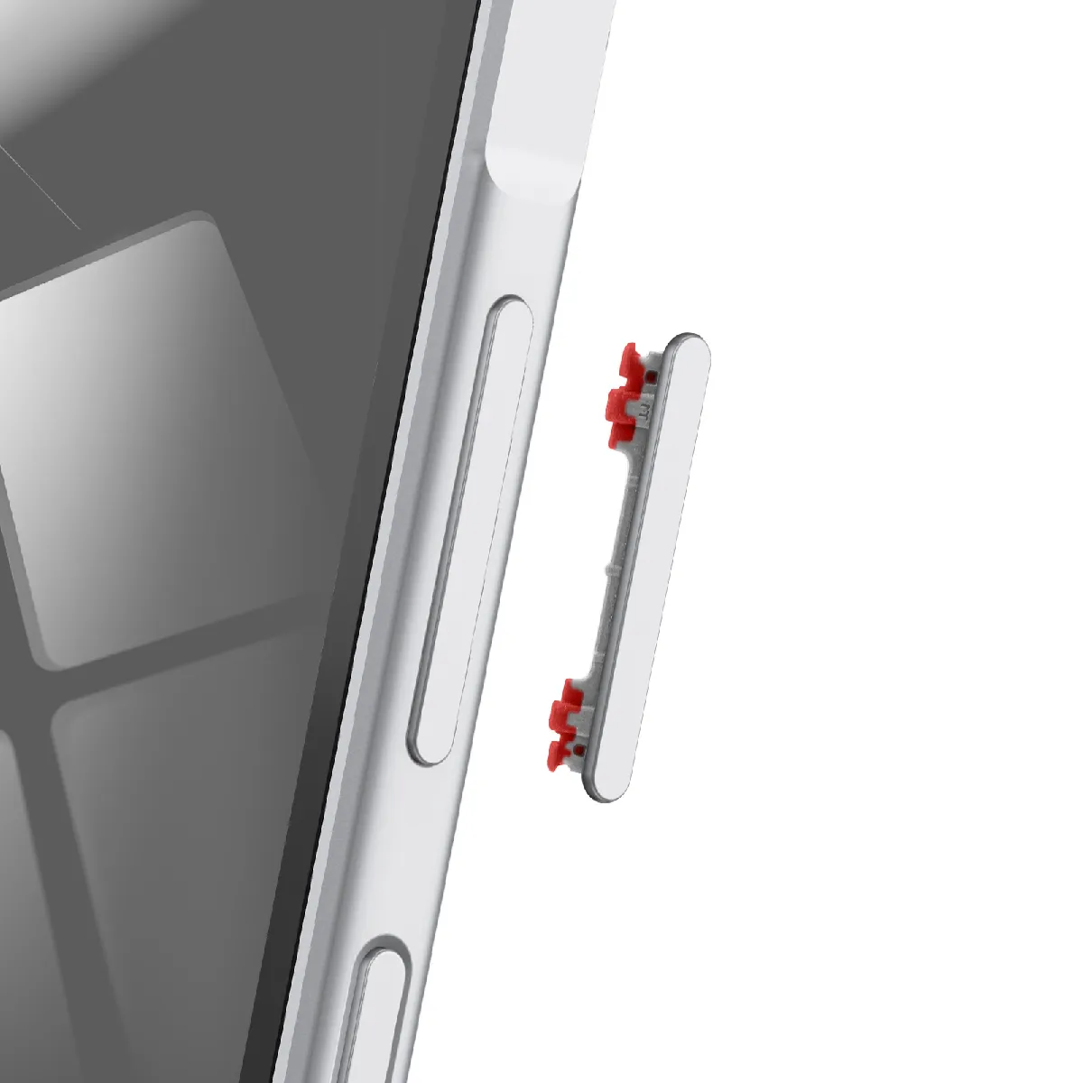 Avizar Gris Clappio Bouton Volume De Remplacement Pour Galaxy A17 4G / 5G
