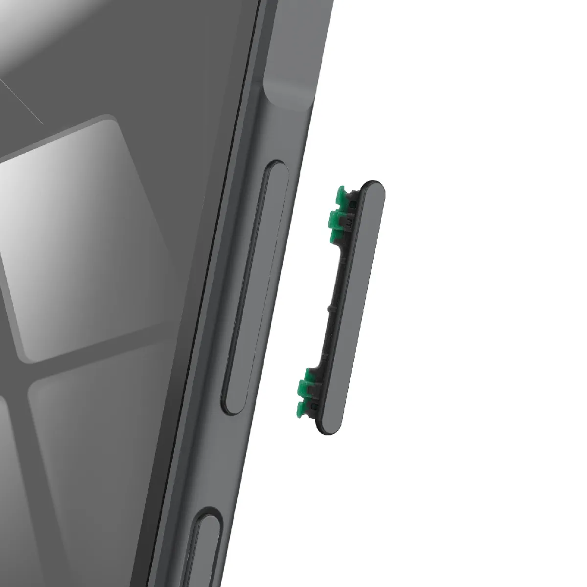 Avizar Noir Clappio Bouton Volume De Remplacement Pour Galaxy A17 4G / 5G