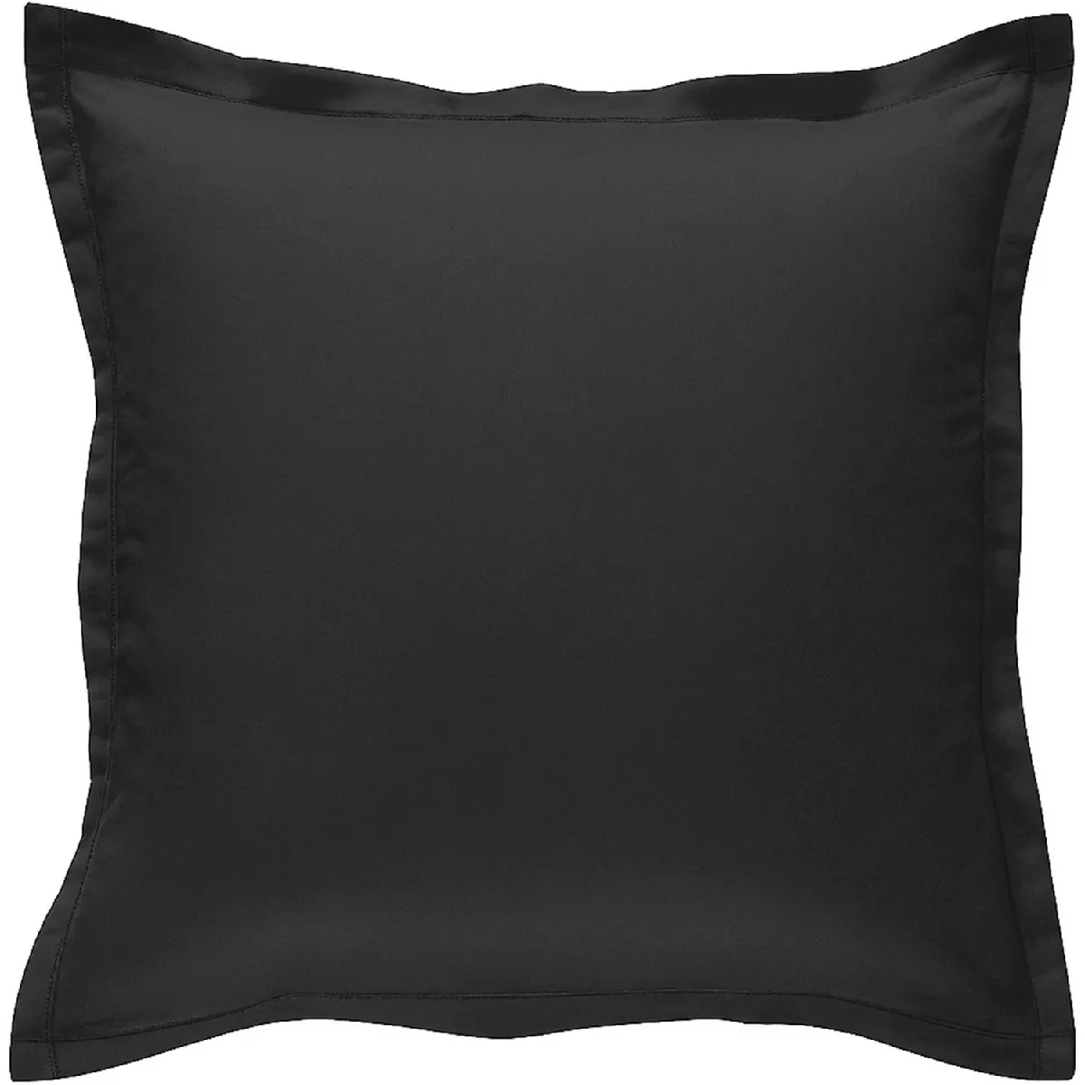 HOME COLLECTION Today 201717 Taie d'oreiller &agrave; volant plat 75 x 75 cm couleur R&eacute;glisse