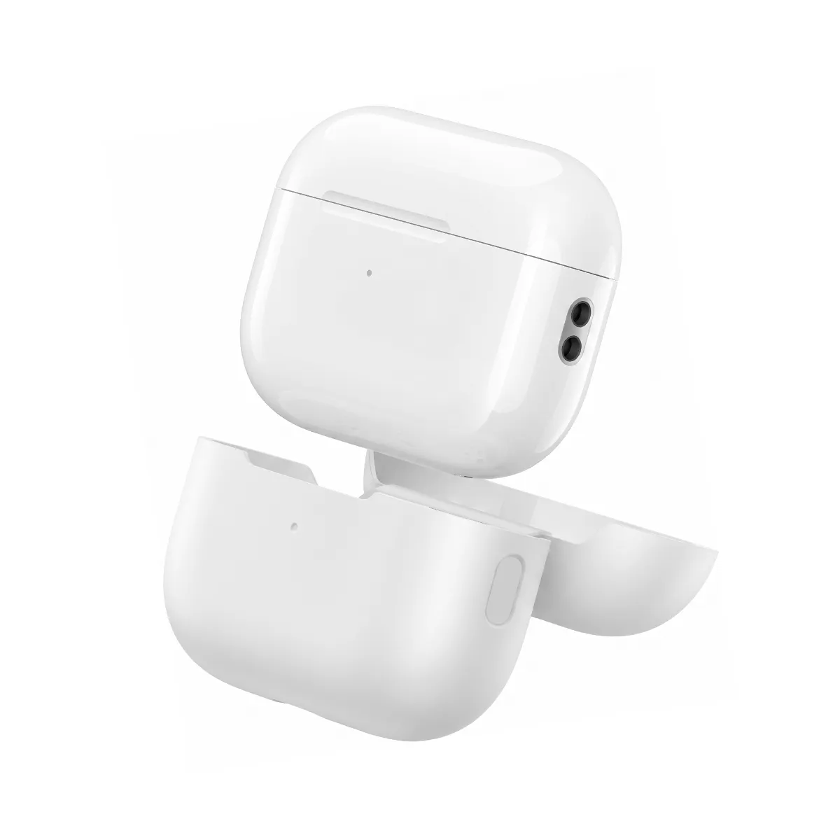 Bigben - Coque pour AirPods Pro 3 - Silicone - Blanc - Image 2