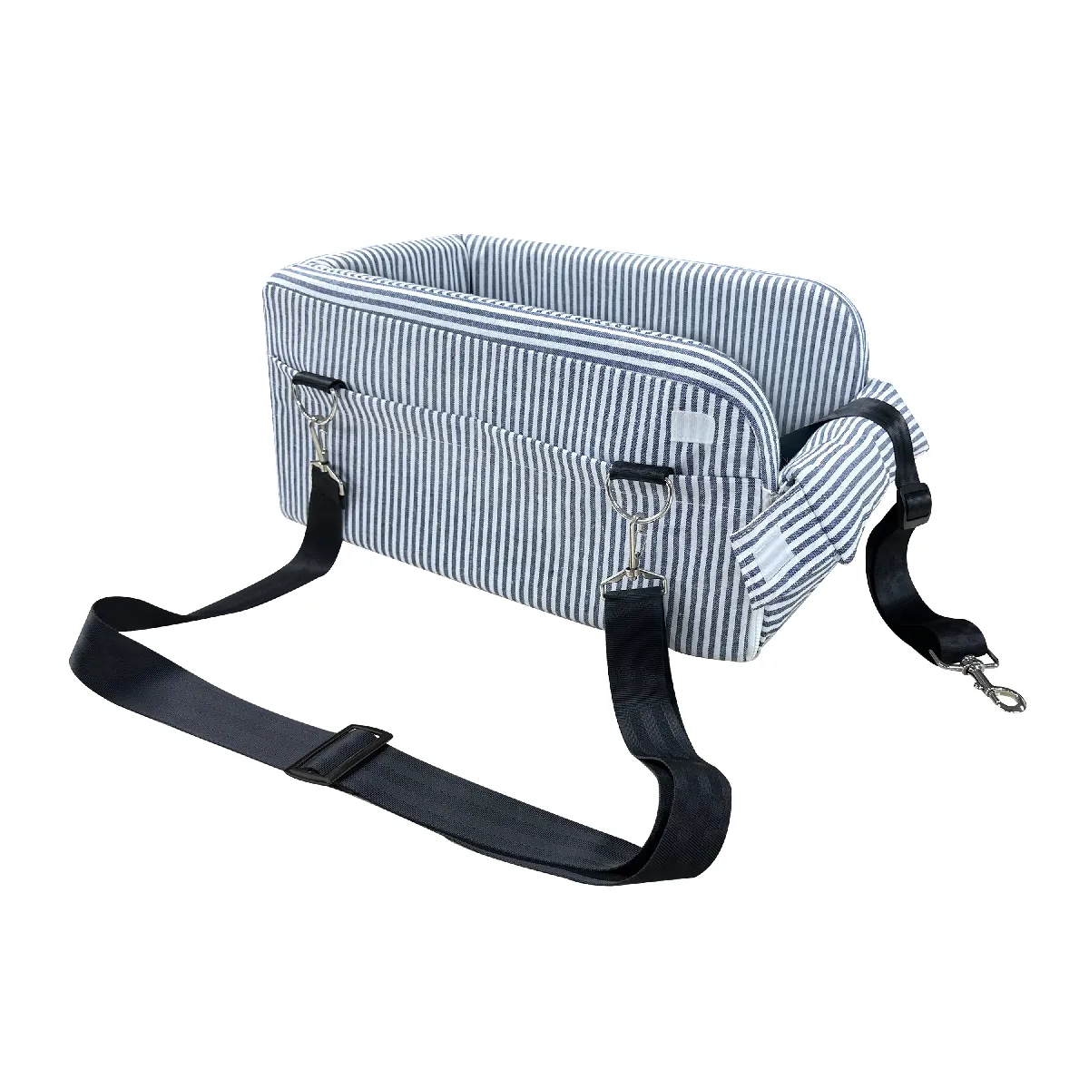 Siège auto pour chien VERCART 62982, bleu, polyester, coussin amovible