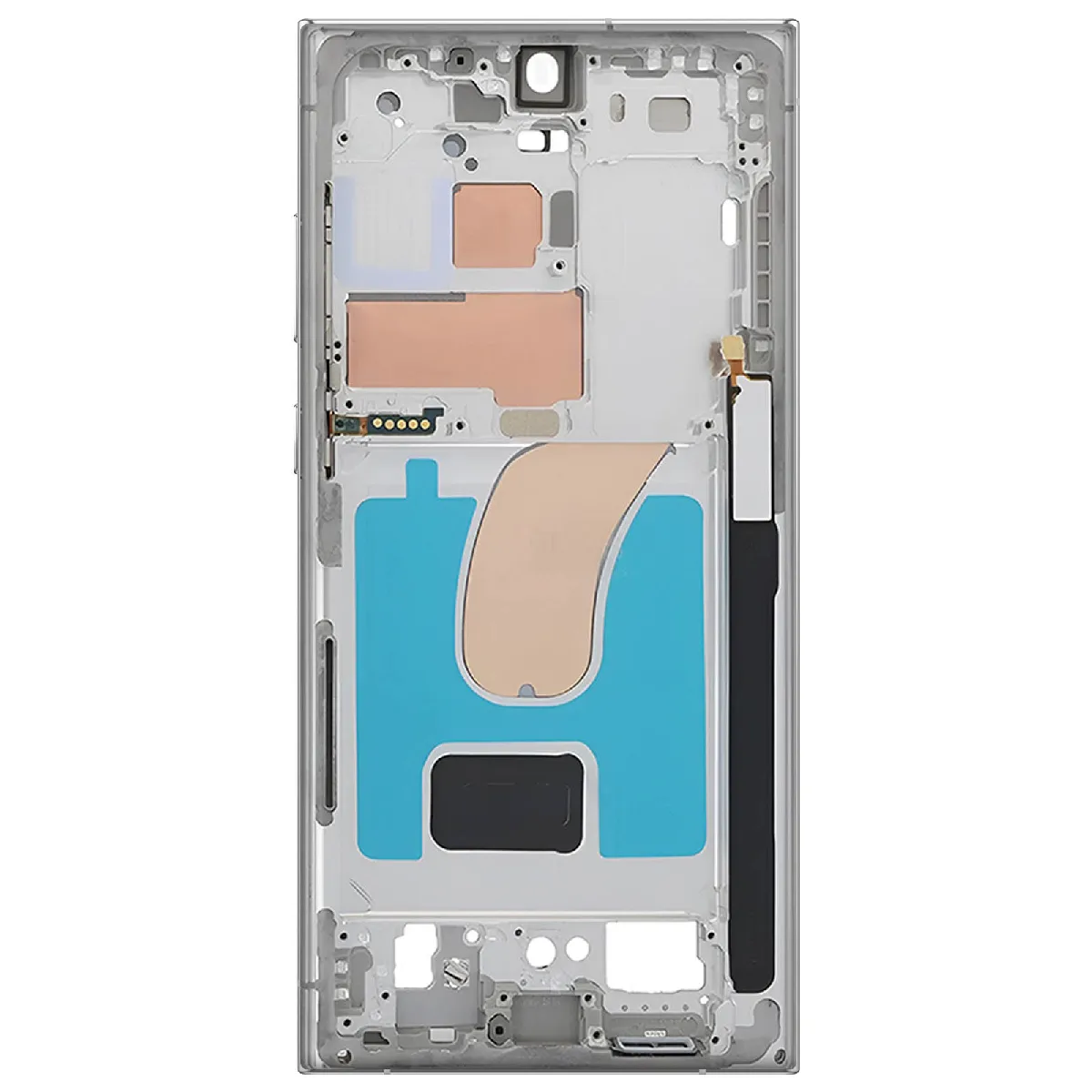 Avizar Vert Clappio Châssis Central De Remplacement Pour Samsung Galaxy S23 Ultra Citron