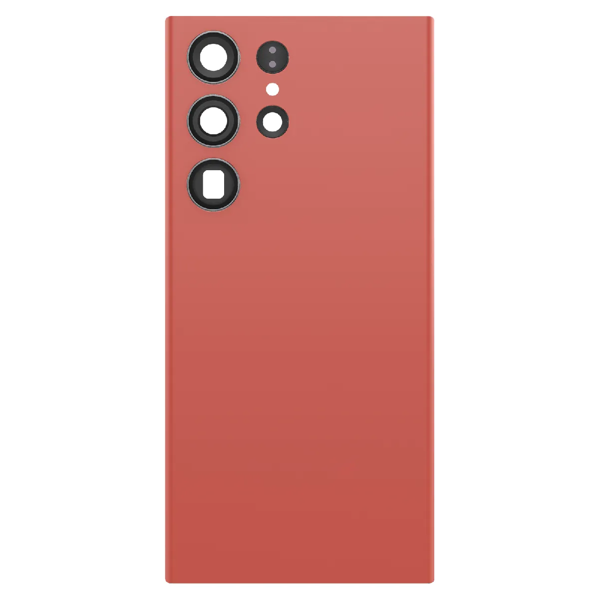 Avizar Rouge Clappio Cache Batterie De Remplacement Pour Galaxy S23 Ultra Avec Adhésif Intégré
