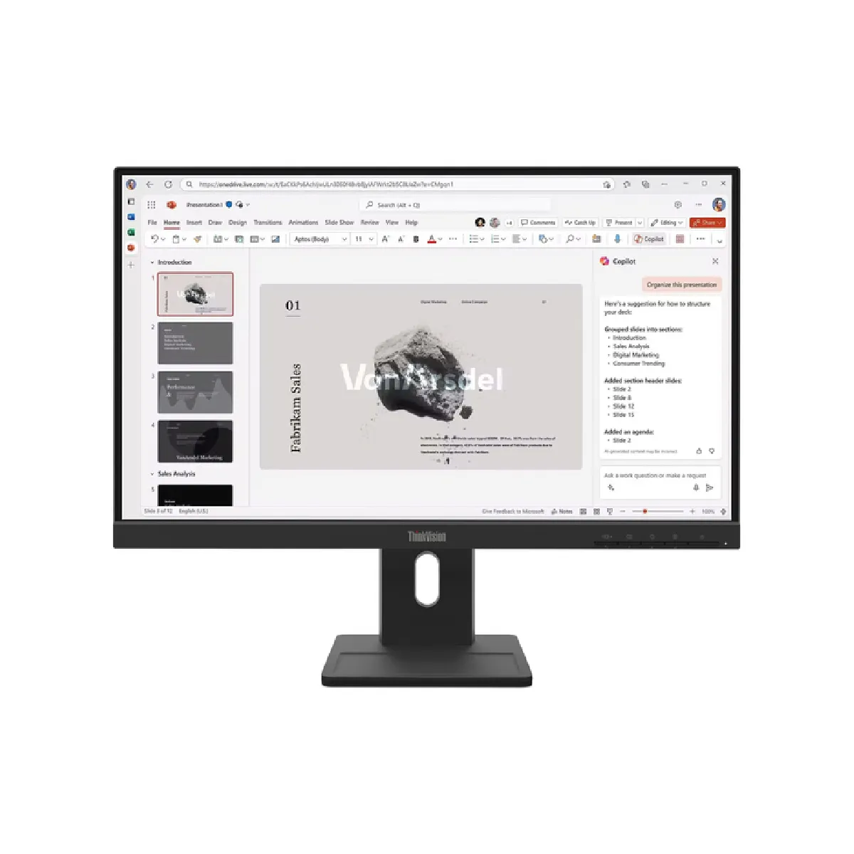 Lenovo THINKVISION E22 40 LCD ENTRY - vue 8
