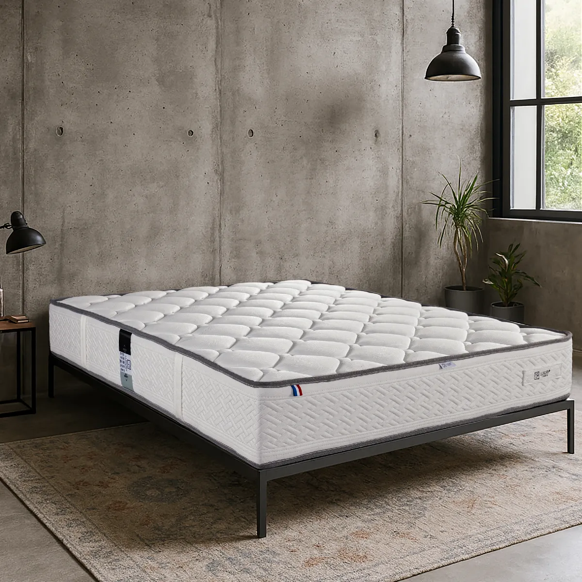 Luxury Literie Matelas 140X200 Cm Iris