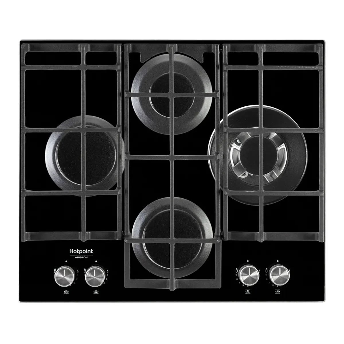 Plaque de cuisson à gaz Hotpoint HAGS62FBK - vue 2