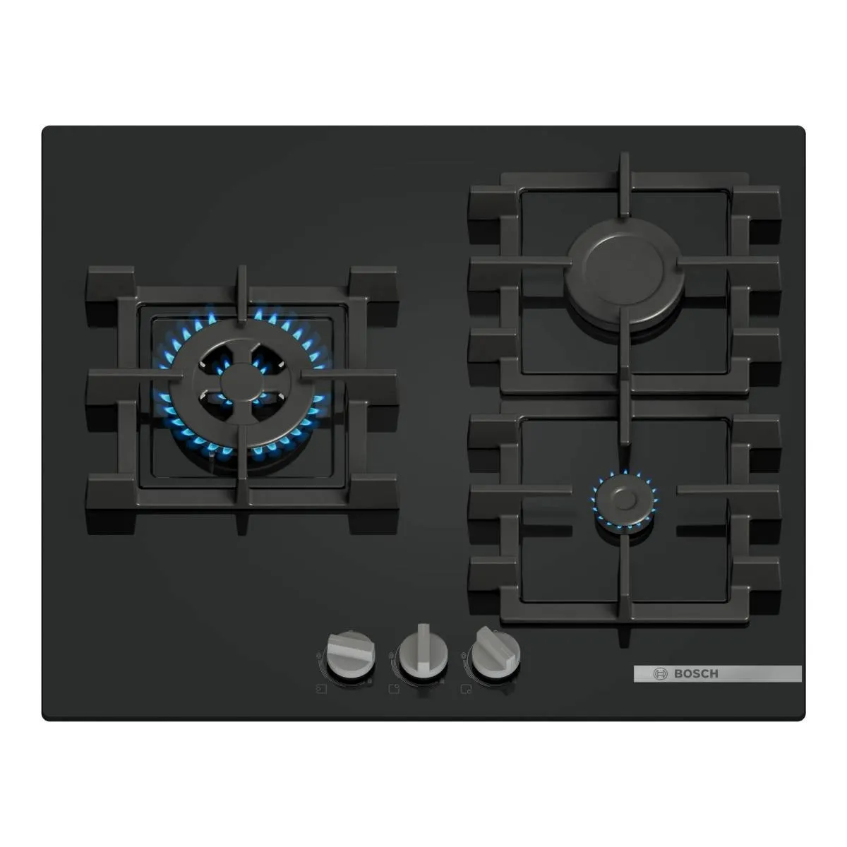 Plaque De Cuisson Gaz Bosch Série 4 PNC6B6K40 – 3 Zones, 7300W - vue 2