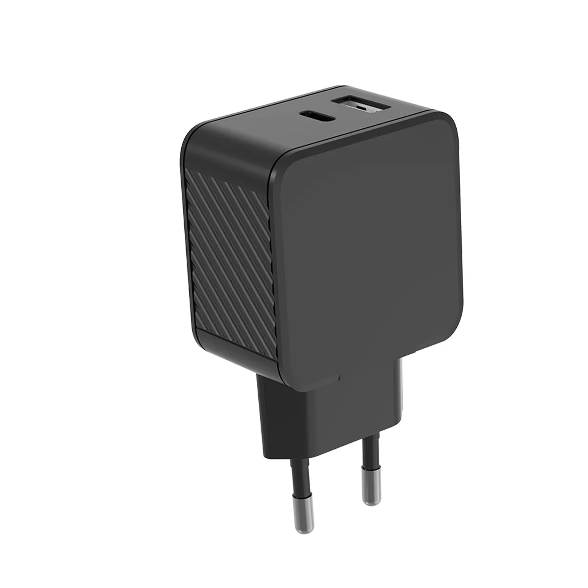Bigben Noir Chargeur Secteur 45W Double Port Usb-A Et Usb-C Pd Charge Rapide