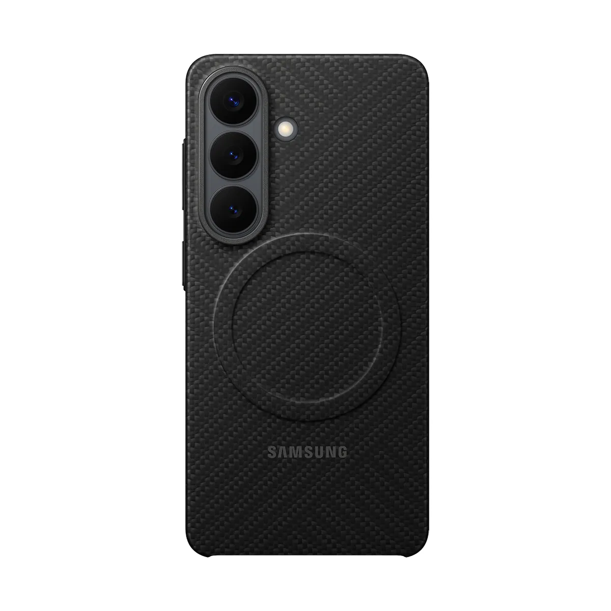 Samsung Coque MagSafe pour Galaxy S26 Plus Effet Carbone Protection Renforcé