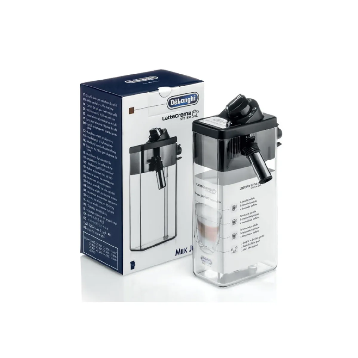 Carafe À Lait De'Longhi DLSC011 – Récipient À Lait Pour Cafetière Expresso - vue 2