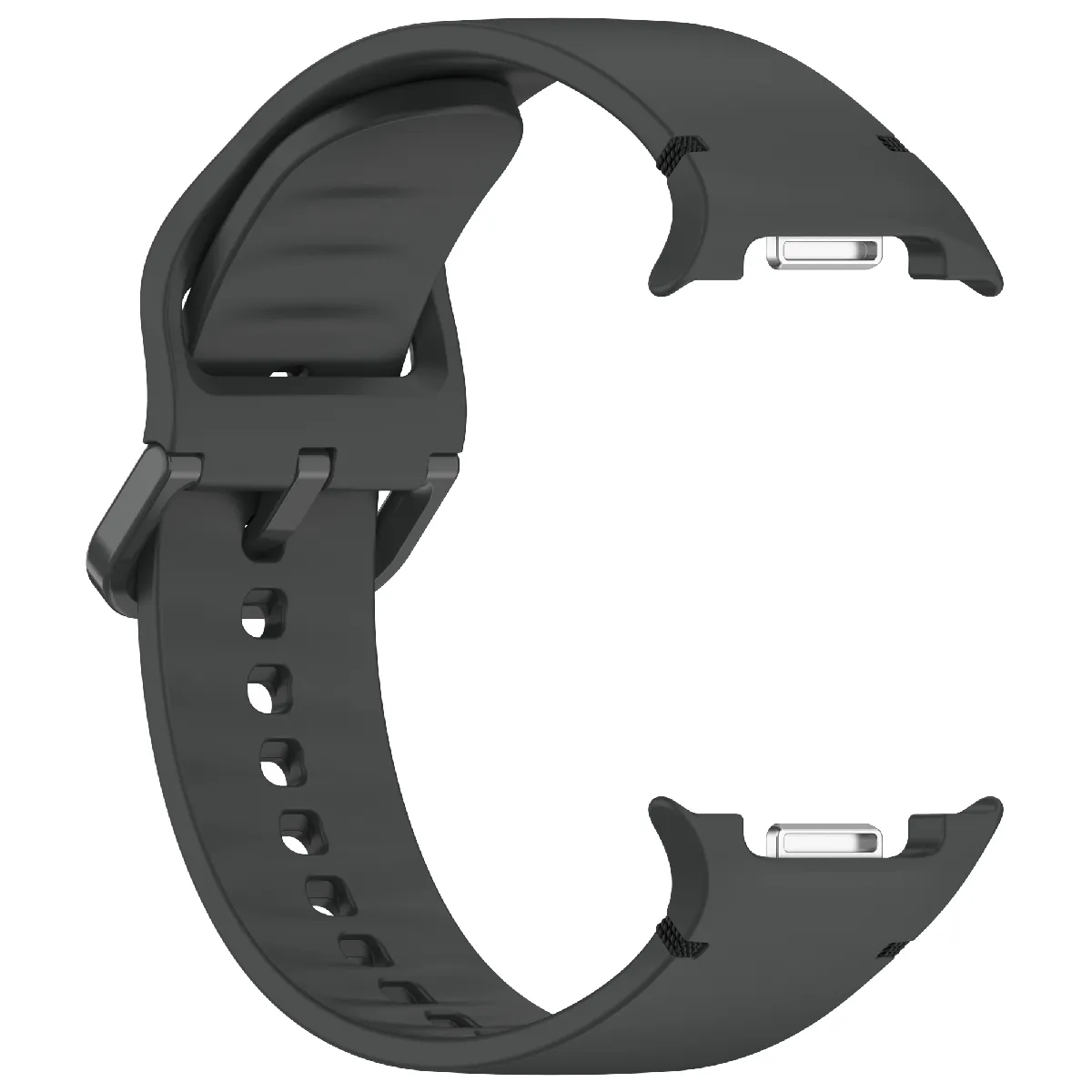 Inf Noir Bracelet En Silicone Pour Samsung Galaxy Watch 8