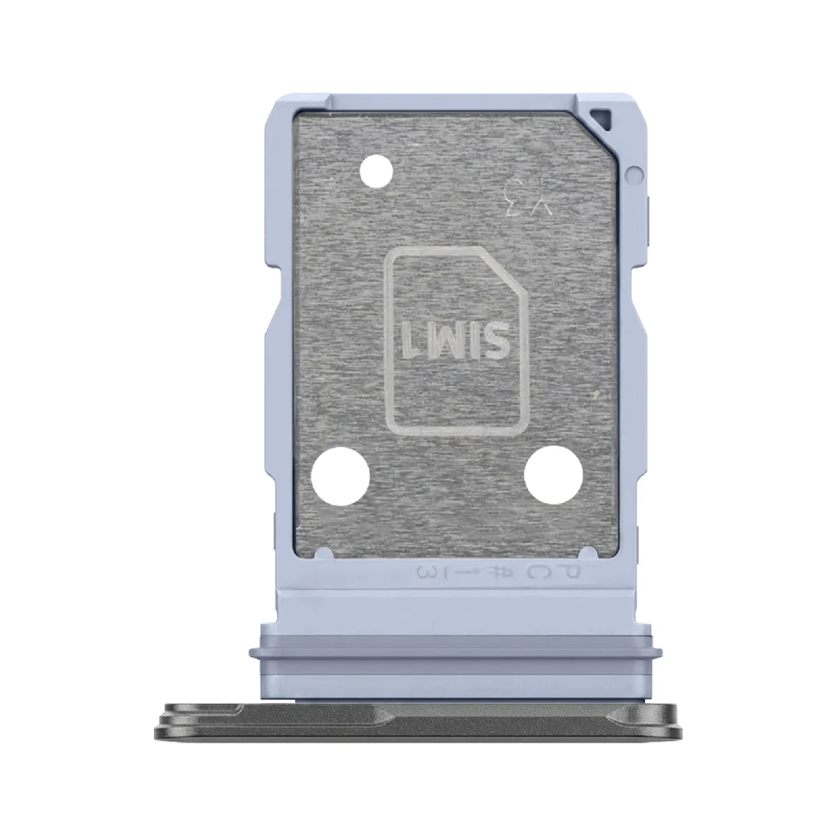 Avizar Bleu Clappio Tiroir Sim Pour Samsung Galaxy S25 Edge Dual Nano Sim Remplacement Précis