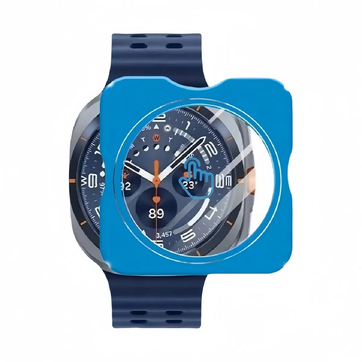 Inf Protection D'écran En Verre Trempé Pour Samsung Watch Ultra 2025 (47 Mm) - Transparent