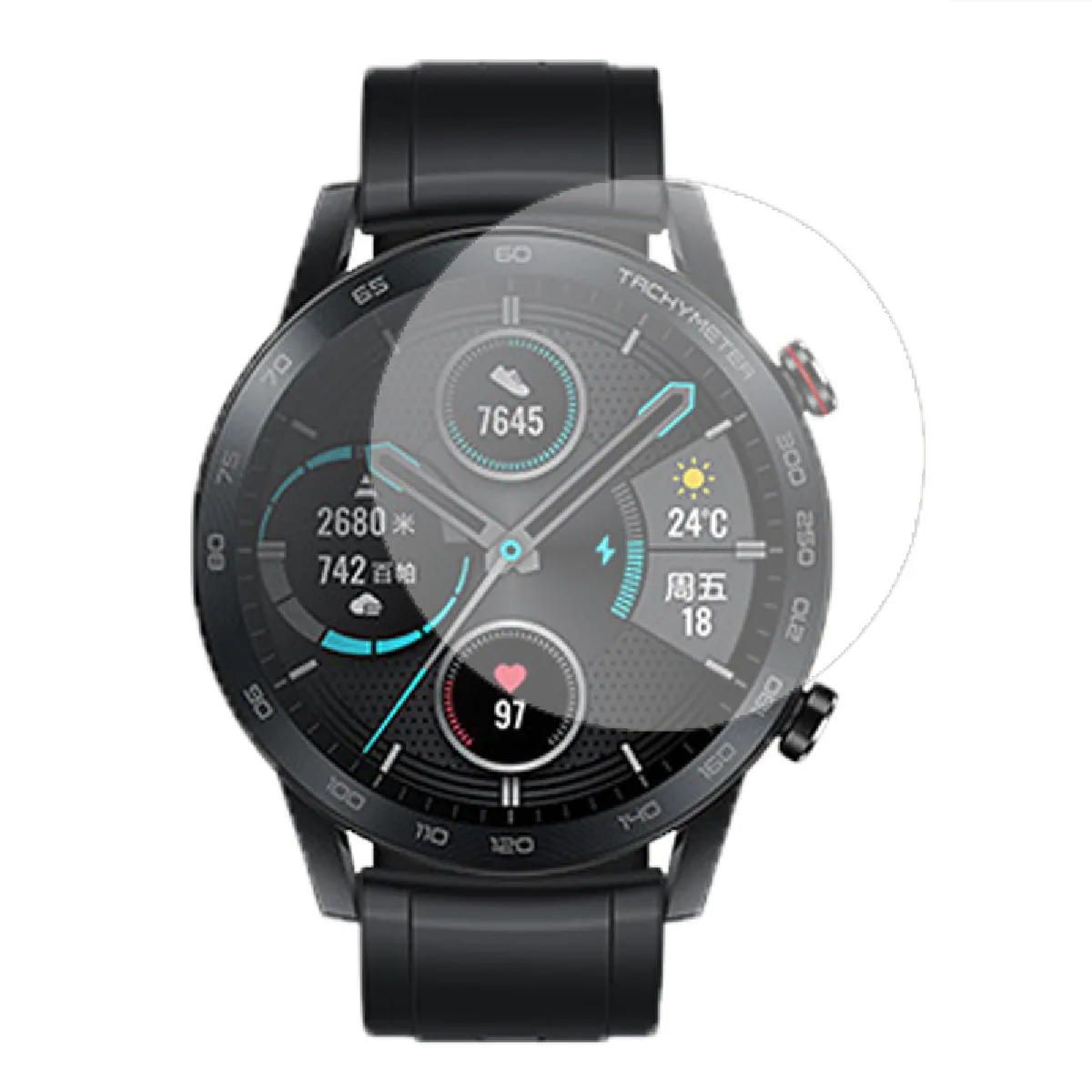 Inf Protection D'écran En Verre Trempé Pour Garmin 265 - Transparent