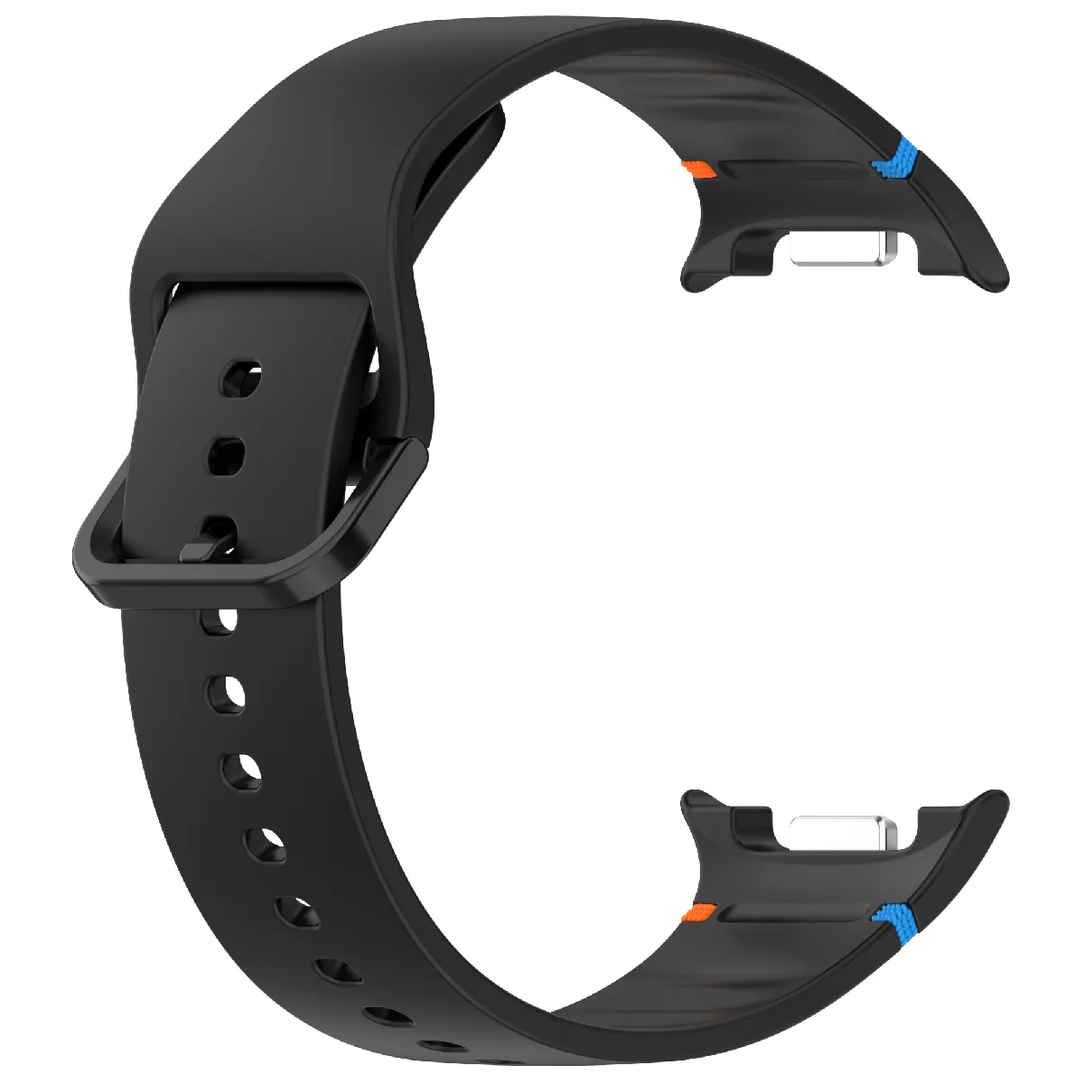 Inf Noir Bracelet En Silicone Pour Samsung Galaxy Watch 8